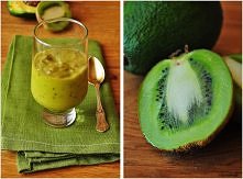 Smoothie zielone z awokado i kiwi