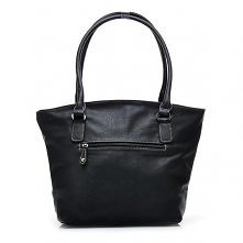 Czarna damska torebka. Kliknij w duże zdjęcie po więcej szczegółów.