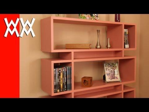 Make a bookcase using a single sheet of plywood