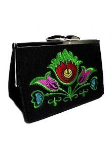 Filcowa mini torebka do ręki / kosmetyczka