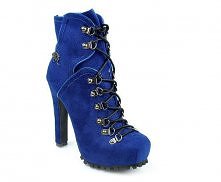 Niebieskie botki Montepelier. Więcej informacji otrzymasz po kliknięciu w duże zdjęcie.