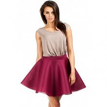 SPÓDNICA ROZKLOSZOWANA Z KOŁA BALERINA FUKSJA