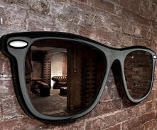 Lustro w kształcie okularów