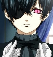 Oyasumi do jutra kochani na dobranoc Ciel Phantomhive jako demon *-*  A właśnie kto go lubi ?? Ja kocham