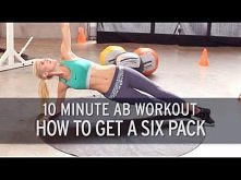 10 Minute Ab Workout: How to Get a Six Pack Bardzo pozytywna trenerka, przyjemnie się ćwiczy z kimś tak pełnym energii :3