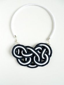 Naszyjnik White & Navy