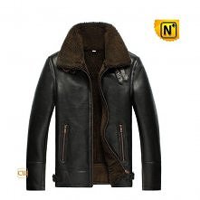 Shearling Bomber Leather Jacket CW856135
