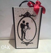 Wyjątkowy prezent na 25-tą rocznicę ślubu. Skrzyneczka podwójna, na alkohol dla kobiety i mężczyzny:)