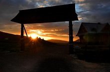 Zachód słońca, Bieszczady