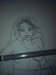 Projekt tatuażu. szkic wstę...