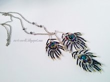 Motyw zwierzęcy - pawie pióra.
Zapraszam na bloga.