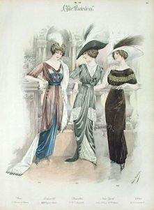 Chic Parisien Fashion Prints 1913
