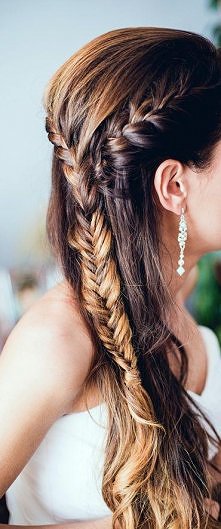 Moja fryzura ślubna :)