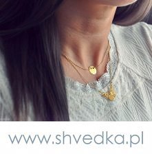 Naszyjniki ze srebra pozłacanego 24 karatowym złotem. 
SKLEP: shvedka.pl
FACEBOOK: Shvedka Jewelry