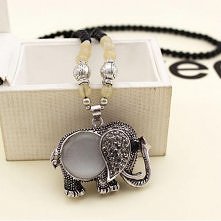 Fashion Opal Long Necklace