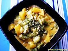 Curry z bobem i ziemniakami