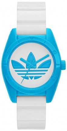 Biało niebieski zegarek Adi...