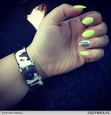 neony, pazurki, paznokcie, uroda