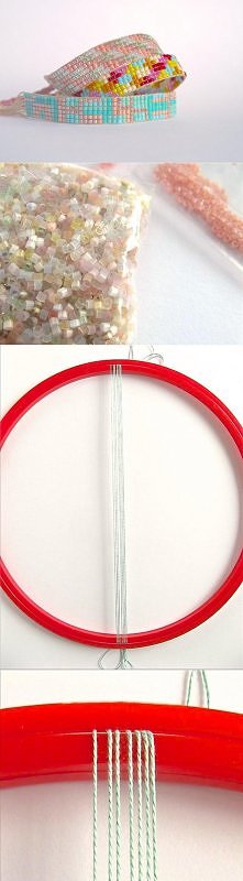 Bransoletka z koralików i m...