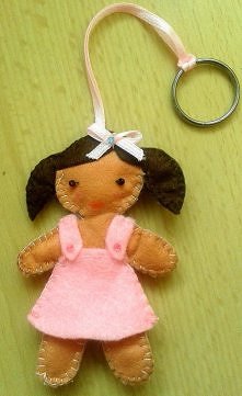 breloczek z filcu do tornistra