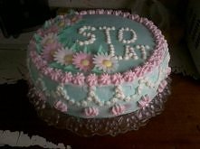 tort z kremem waniliowym