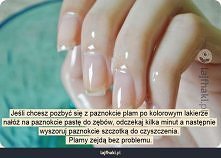 Jak pozbyć się plam z pazno...