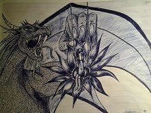 Format A3 + długopis. 
Lubię fantastykę :) Proszę o opinię z Waszej strony :)