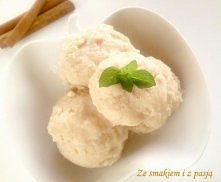 Dobrze przyprawione lody jabłkowo-gruszkowe