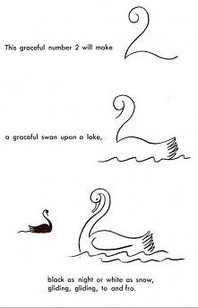 Narysować łabędzia.