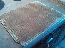 Ciemna masa orzechowa wyłożona na andrucie