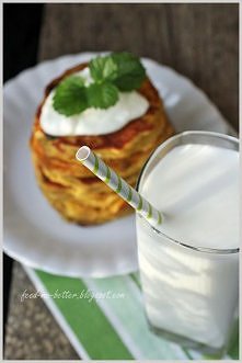 Puszyste placuszki z puree z dyni