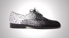 Raf Simons - embroidered lace-ups.