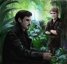 Kapitan Hak i Piotruś Pan.