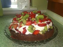 brownie ze śmietanka i mascarpone