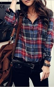 Koszula w kratę.. <3