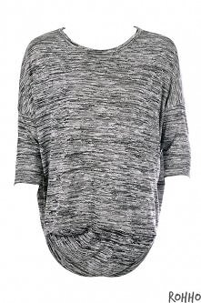 SZARY ASYMETRYCZNY TOP Z WY...