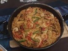 Paella z Owocami Morza...