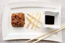 „Orientalny” tatar z łososia