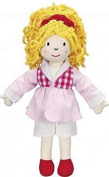 Lala szmacianka z szafa i ubrankami kolory-marzen.pl