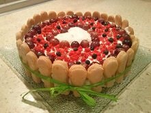 tort malinowy który zrobiłam dla mojego chłopaka. Szybki, prosty a przede wszystkim smaczny