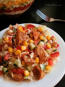 Sałatka z Kurczakiem - Gyros PRZEPIS