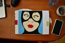 Obrazek na koszulce malowan...