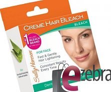 Sally Hansen Creme Hair Bleach 2000:

Rozjaśniacz do włosków na twarzy 

Formuła Creme Hair Bleach szybko i delikatnie rozjaśnia ciemne włoski na twarzy, dopasowując je do kolor...