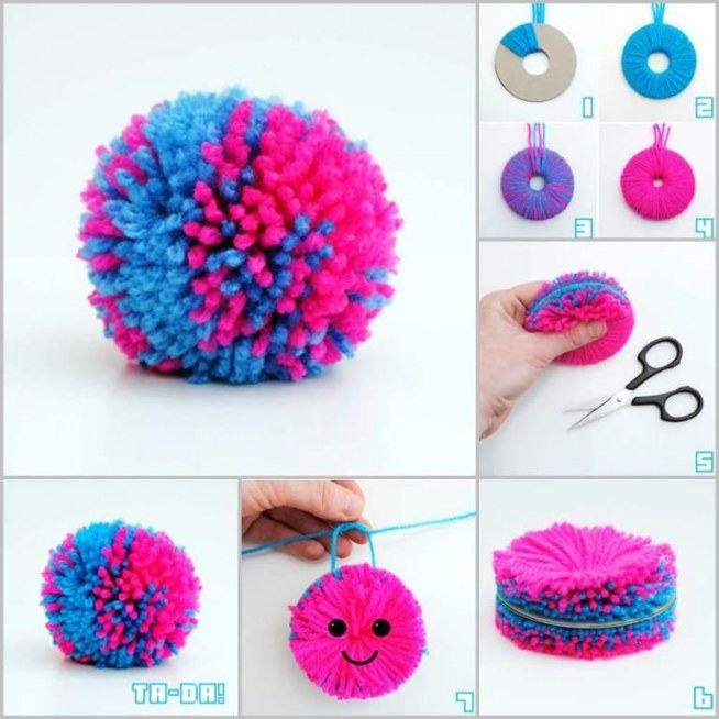 Yarn Pompom Tutorial