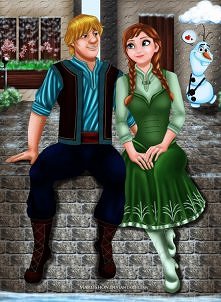 Kristoff & Anna ... I Olafff...