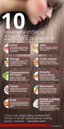 Co jeść by mieć piękne zdrowe włosy