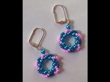 Beaded Wreath Earrings and Bracelet