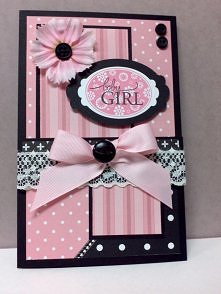 Kartka okolicznościowa z okazji urodzin dziewczynki