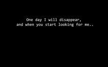 It'll be too late.