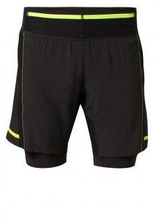 Czarna szorty do biegania Gore Running Wear. Sprawdź szczegóły - kliknij w duże zdjęcie szortów.